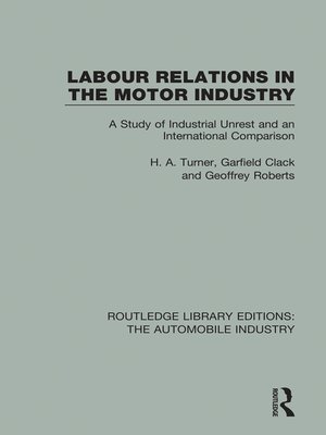 cover image of Labour Relations in the Motor Industry
